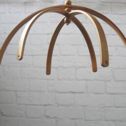 Wooden Baby Mobile, Crib, ??herry Wooden Hangers, Cot Baby Shower Gift, Mobile Handmade, Crib Diy - thumbnail 4
