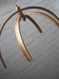 Wooden Baby Mobile, Crib, ??herry Wooden Hangers, Cot Baby Shower Gift, Mobile Handmade, Crib Diy - thumbnail 1