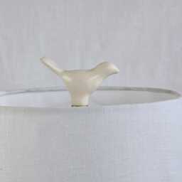 Finial For Lamp Shade. Unique Ceramic Bird - thumbnail 4