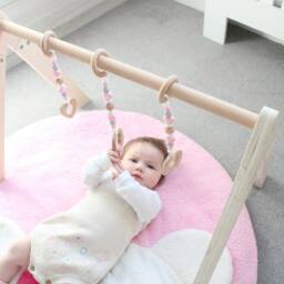Wooden Play Gym Activity Toys, Hanging Pram Toy - thumbnail 2