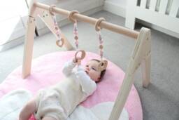 Wooden Play Gym Activity Toys, Hanging Pram Toy