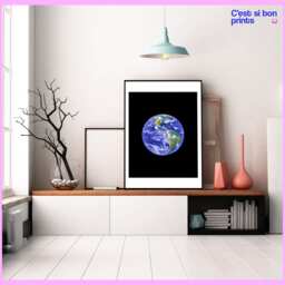 Space - Astronomy Earth 3 Planet Printable Print -Decor Photo Wall Art Digital Download - thumbnail 3
