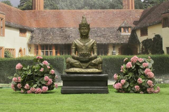 Large Thai Buddha On Plinth - image 1