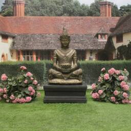 Large Thai Buddha On Plinth - thumbnail 2