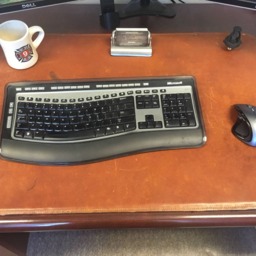 "Hand Made Full Grain Leather Desk Pad With Lining. Large 32"" X 22" - thumbnail 2