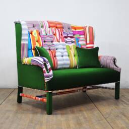 Wing Sofa - Spring Stripes - thumbnail 2