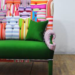 Wing Sofa - Spring Stripes - thumbnail 4