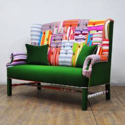Wing Sofa - Spring Stripes - thumbnail 3
