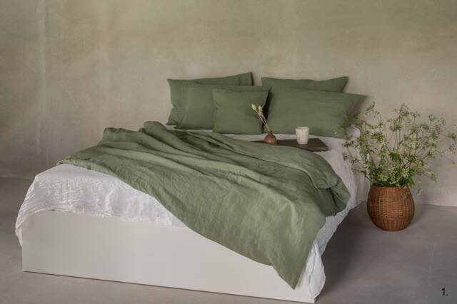 Washed Linen Bedding Set Pure European Duvet Cover - image 1