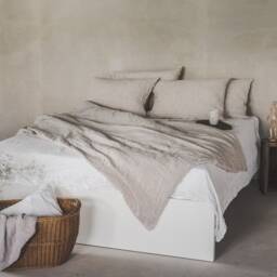 Washed Linen Bedding Set Pure European Duvet Cover - thumbnail 2