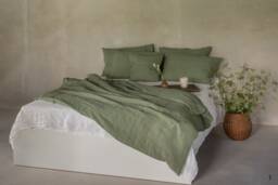 Washed Linen Bedding Set Pure European Duvet Cover - thumbnail 1