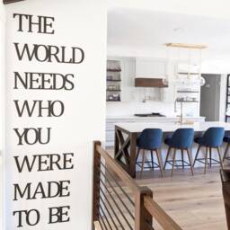 The World Needs Wooden Wall Art, Inspirational Decor - thumbnail 4