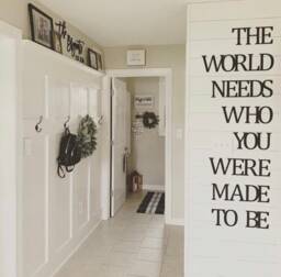 The World Needs Wooden Wall Art, Inspirational Decor
