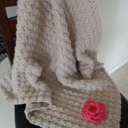 Crochet Baby Blanket, Chunky Baby Blanket, Shower Gift, Blanket. Blanket - thumbnail 3