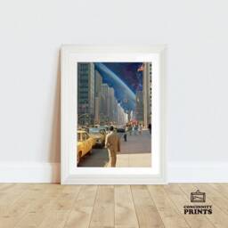 Retro Futurism - Vintage Artwork A2 A3 A4 Framed Poster Print Wall Art - thumbnail 2