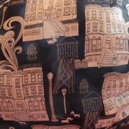 Black & White City Scene Bean Bag Chair Cover, Etsy Kids, Gifts Under 75 - thumbnail 4