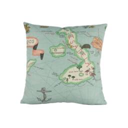 Sanderson - Galapagos Ocean Blue Cushion Cover Throw Pillow Designer Home Decor - thumbnail 2