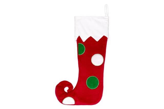 Personalised Cubbies Christmas Stocking, Large, Red & Green, Personalized