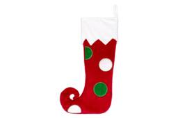 Personalised Cubbies Christmas Stocking, Large, Red & Green, Personalized