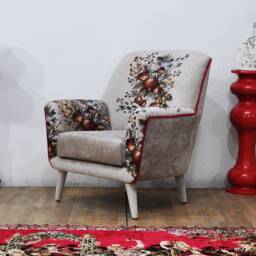 Bay Armchair - Beige Gobelin - thumbnail 2