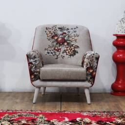 Bay Armchair - Beige Gobelin - thumbnail 3