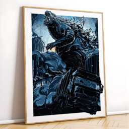 Monsterverse Posters, Kong, Godzilla, Graphic Novel Art Prints, Kaiju Artwork, Monster Wall Art, Godzilla Posters, Kong Posters, Birthday Gift - thumbnail 2