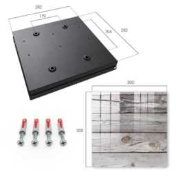 Wooden Texture Wall Mounted Key Cabinet, Gray Box For Home, Rustic Textures, Lovers Of Nature & Cozy Interiors - thumbnail 4