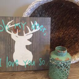 Deer Silhouette Wall Decor - thumbnail 3