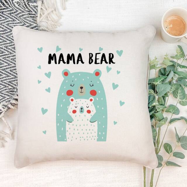 Cute Mama Bear Cushion/Mother's Day Gift Mum & Baby Mother Gift Mummy Birthday First Mothers Day Christmas - image 1