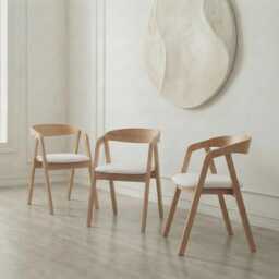 Oak Dining Chair Aby - thumbnail 1
