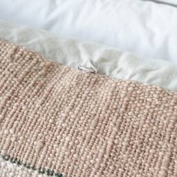 Brown Dot Block Print Mudcloth Hmong Pillow Case - thumbnail 3