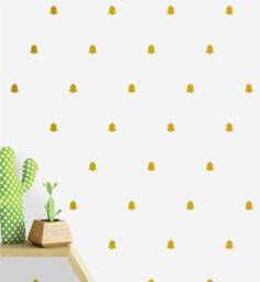 Gold Bells Wall Sticker Decal - Pattern, Art, Girls Room, Boys Nursery Decal, Decals, Kids Room Patterns