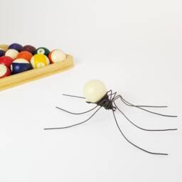 Cue Ball Pool Spider Repurposed Art, Free Shipping in Us - thumbnail 2