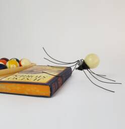 Cue Ball Pool Spider Repurposed Art, Free Shipping in Us - thumbnail 1