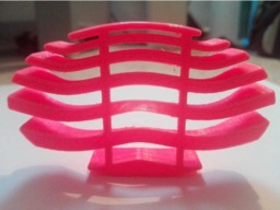 Wavy 3D Printed Soap Dish Tray - thumbnail 1