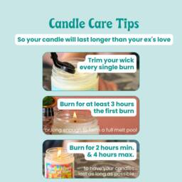 Lavender Soy Candle - You Got This, Sympathy Gift, Divorce Co-Worker, Thoughtful Gift For Mom, Gifts, Ideas Women - thumbnail 4