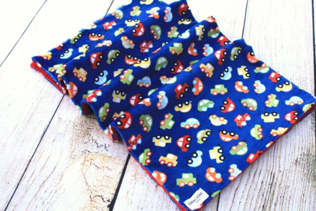 Colorful Cars Minky Baby Blanket - Shower Gift New Boy Soft Lovey Nursery Keepsake Car Seat Wooby - image 1
