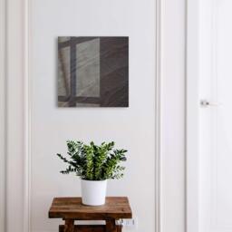 Stone Structure Key Cabinet For Home, Black Industrial Box, Minimalist Textures, Lovers Of Minimalism