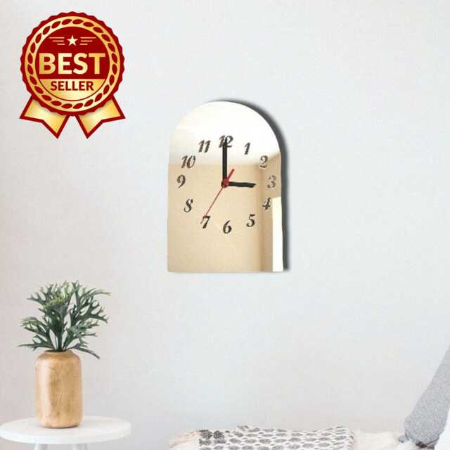 Arch Acrylic Clock - Many Colours Available - Bespoke Shapes & Sizes Made - image 1