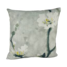 Sanderson - Eleni Grey/Pearl Cushion Cover Throw Pillow Designer Home Decor - thumbnail 2