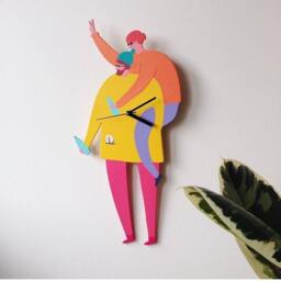 Custom Portrait Clock/Wall Hanging - thumbnail 1