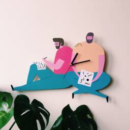 Custom Portrait Clock/Wall Hanging - thumbnail 2