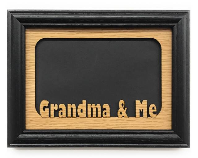 Grandma & Us Picture Frame - 5x7 Holds 4x6 Photo Family Frame, Gift For Grandma, Grandparents Grandpa Grandkids - image 1