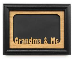 Grandma & Us Picture Frame - 5x7 Holds 4x6 Photo Family Frame, Gift For Grandma, Grandparents Grandpa Grandkids - thumbnail 1