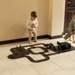 Personalized Wooden Car Track Puzzle Montessori Toy For Toddlers - thumbnail 2