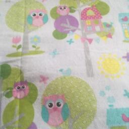 Purple Owl Handmade Baby Blanket - thumbnail 4