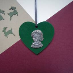 Jane Austen Christmas Decoration - Pride & Prejudice Tree Ornament Book Lover Gift Unique - thumbnail 3