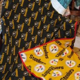 Handmade Pittsburgh Steelers Blanket - thumbnail 2