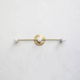 Bathroom Vanity, Vanity Fixture, Mid Century Brass Wall Sconce Light, Ul Listed No.0086 - thumbnail 2