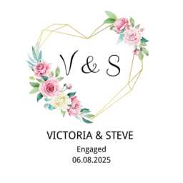 Personalised Engagement Candle Gift Set, Soy Wax, Mr & Mrs Keepsake - thumbnail 2